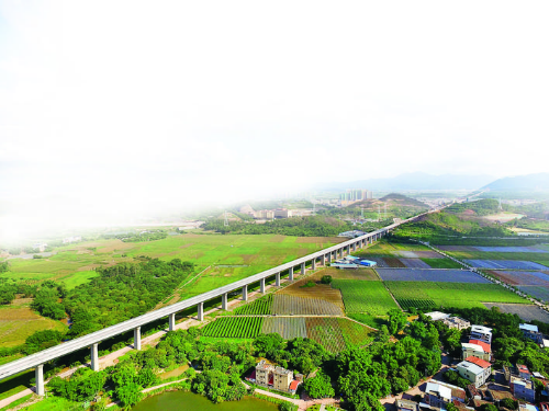 潼湖生態智慧區一角。 惠州日報記者李松權 攝