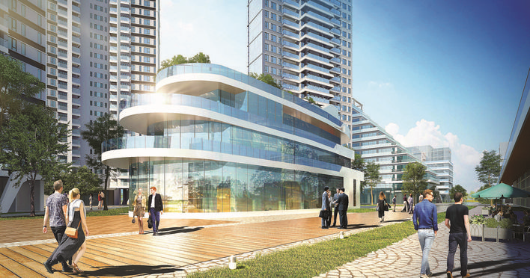     ?惠州天安數碼城“科創號”院博樓效果圖。