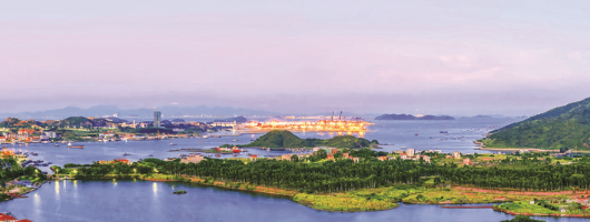 大亞灣石化區夜景。(資料圖片)