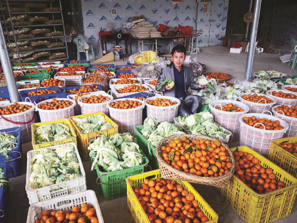     龍門縣“鄉(xiāng)村振興文旅致富帶頭人”蔡瑞錦。
