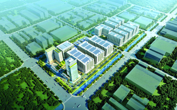 金籟科技(惠州)磁性元器件制造項目效果圖。采訪對象供圖