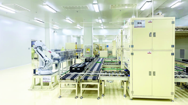     億緯鋰能第二十九工廠擁有世界一流設備。