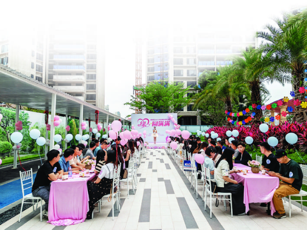 “兩新”組織單身青年派對現場溫馨浪漫。 惠州日報記者鄧惠婷 通訊員王穎暢 攝